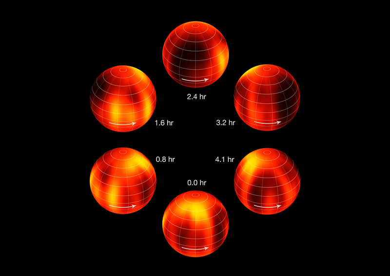 Illustration for article titled This is the First-Ever Weather Map of a Brown Dwarf